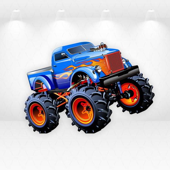 Display / Totem de Chão Monster Truck 90x63cm