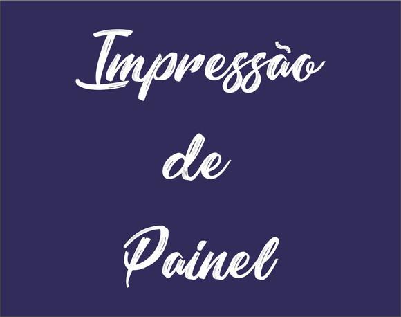 Impressão de painel