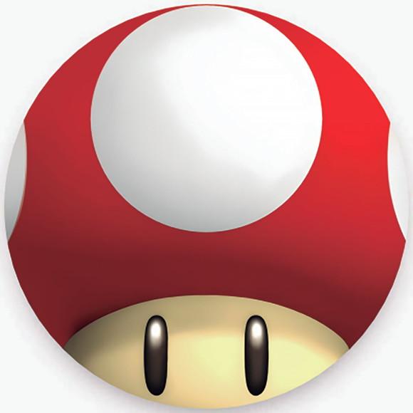 Kit 12 Capas de Sousplat Simples Cogumelo Mario Bros