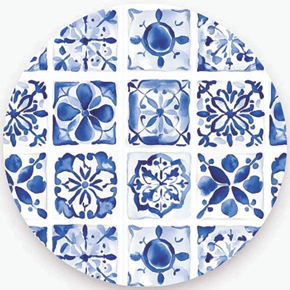 Kit 12 Capas de Sousplat Simples Azulejo Português
