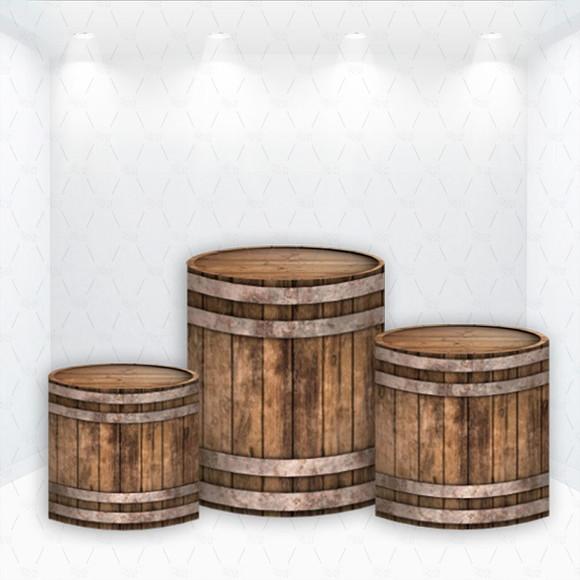Kit de Capas de Cilindros Barril de Madeira