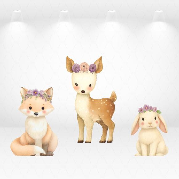 Kit Display / Totem Animais Bosque