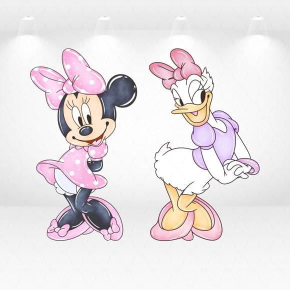 Kit Display / Totem de Chão Minnie e Margarida 90cm