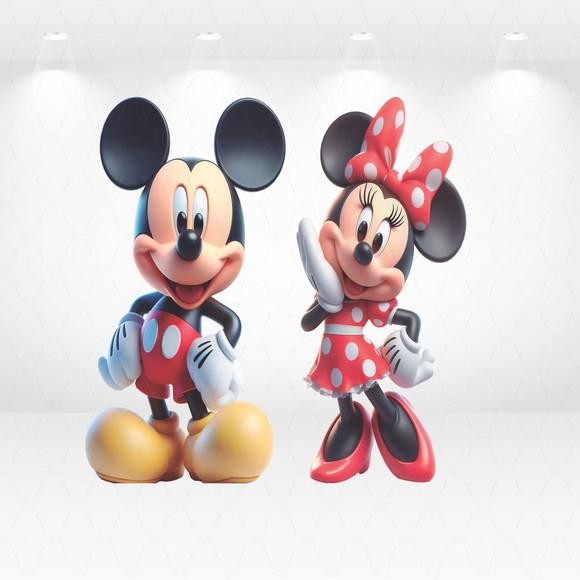 Kit Display / Totem de Chão Mickey e Minnie 90cm