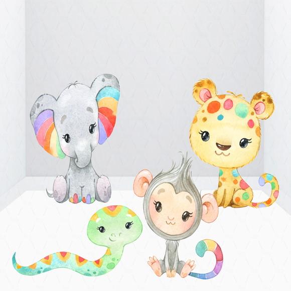 Kit Display / Totem de Chão Safari 1,3m
