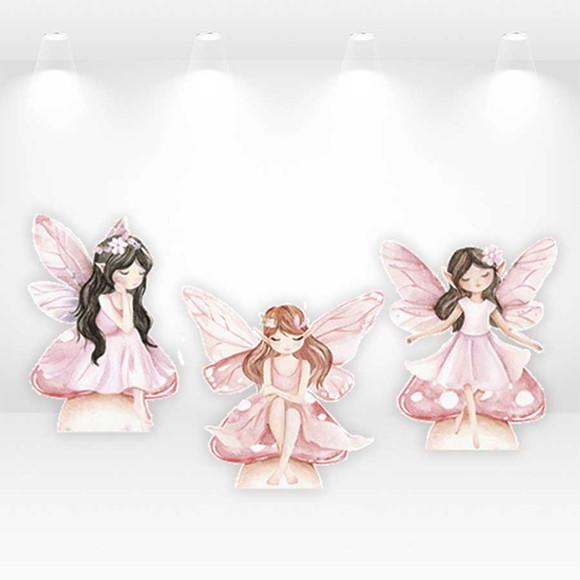 Kit Display / Totem Fadas Jardim Encantado 80cm
