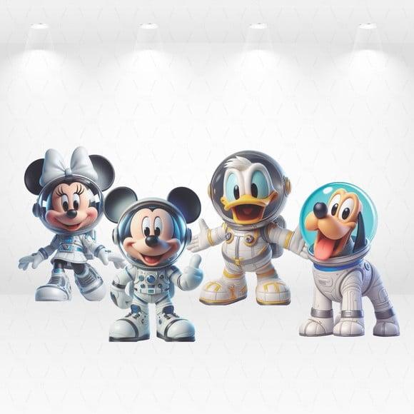 Kit Display / Totem Mickey Astronauta 90cm