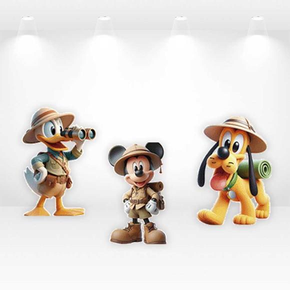 Kit Display / Totem Mickey Safari 80cm