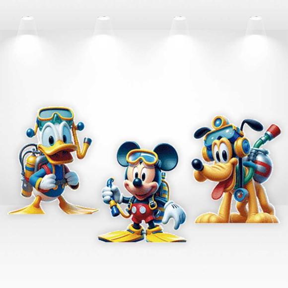 Kit Display / Totem Mickey Mergulhador 80cm