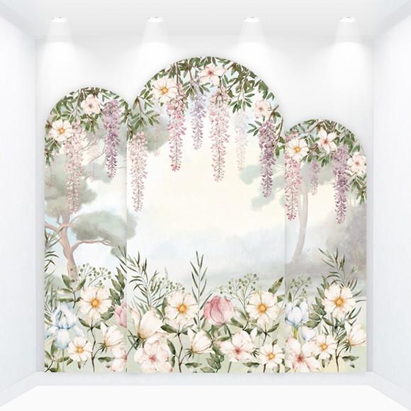 Kit Painéis Romanos Vestfácil Jardim Encantado
