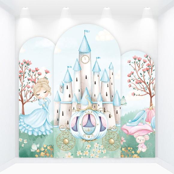 Kit Painéis Romanos Vestfácil Princesa Cinderela