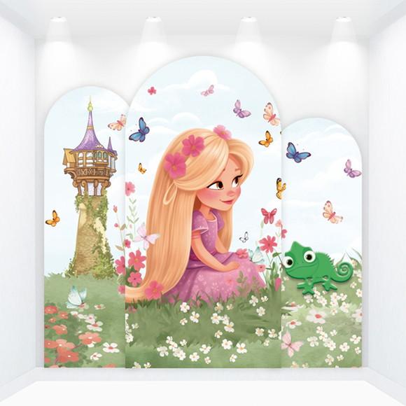 Kit Painéis Romanos Vestfácil Princesa Rapunzel