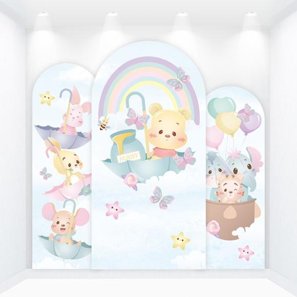 Kit Painéis Romanos Vestfácil Ursinho Pooh