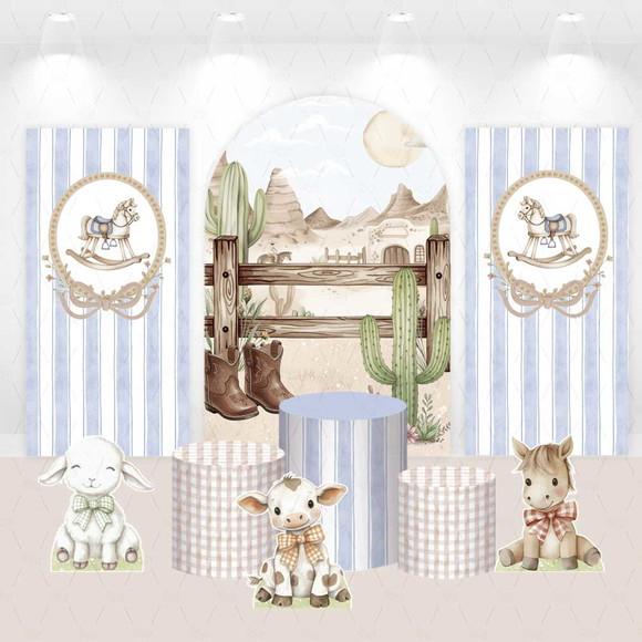 Kit Painéis Vestfácil, Cilindros e Displays Fazendinha