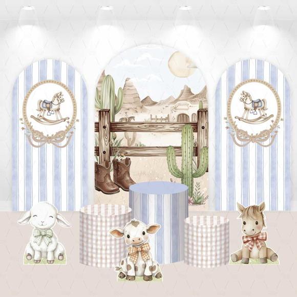 Kit Painéis Vestfácil, Cilindros e Displays Fazendinha