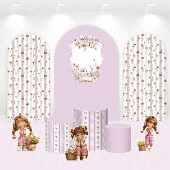 Kit Painéis Vestfácil, Cilindros e Displays Floral