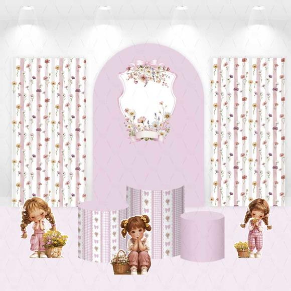 Kit Painéis Vestfácil, Cilindros e Displays Floral