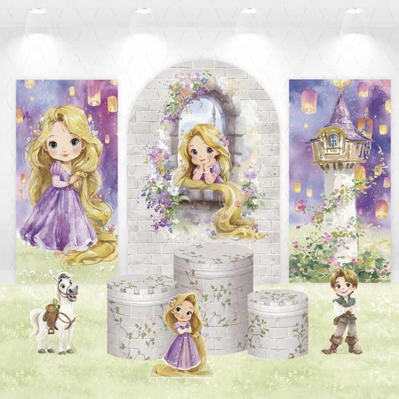Kit Painéis Vestfácil, Cilindros e Displays Rapunzel