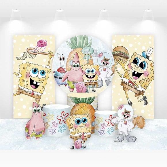 Kit Painéis, Cilindros e Displays Bob Esponja