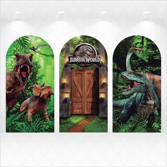 Kit Romanos ou Retangulares Jurassic World