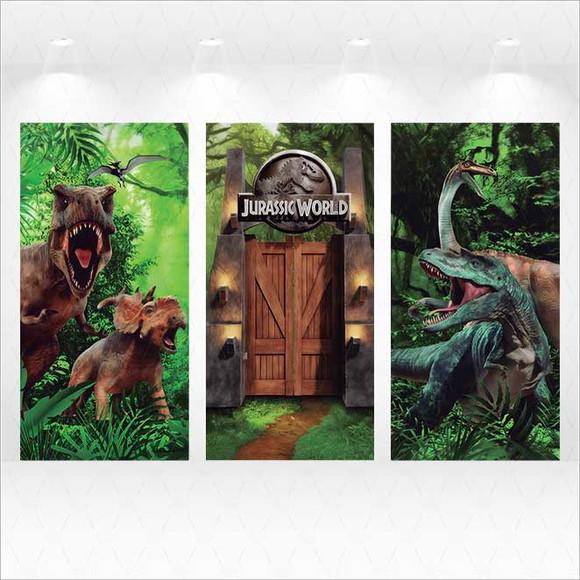 Kit Romanos ou Retangulares Jurassic World