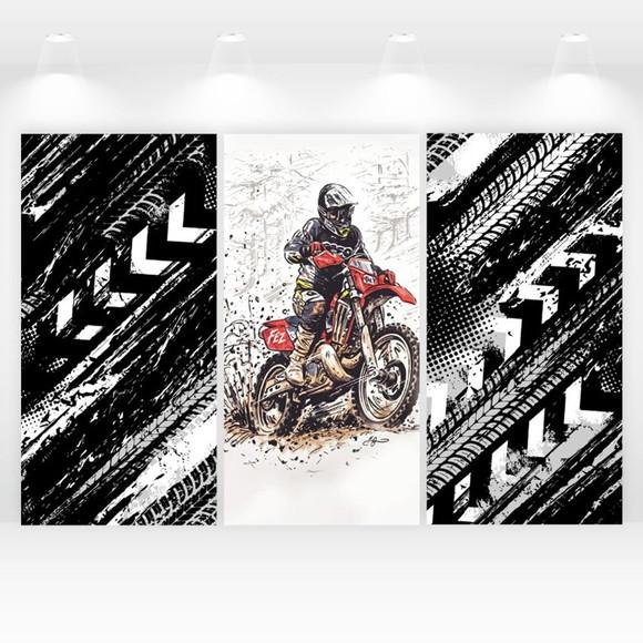 Kit Romanos ou Retangulares Motocross 2x1m