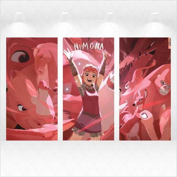 Kit Romanos ou Retangulares Nimona 2x1m