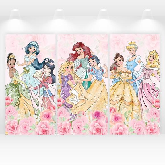 Kit Romanos ou Retangulares Princesas 2x1m