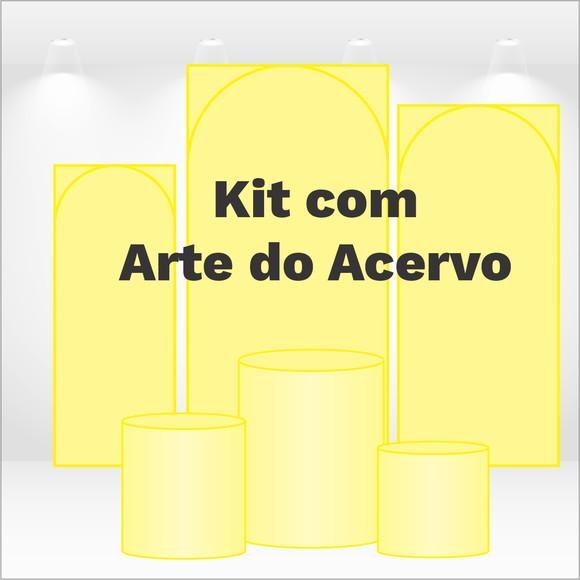Kit Trio de Capas de Painel e Cilindros Arte do Acervo