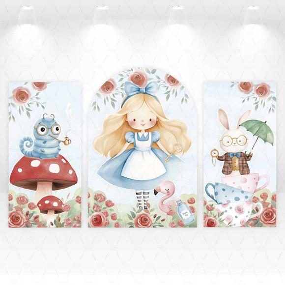 Kit Trio de Painéis Vestfácil Alice