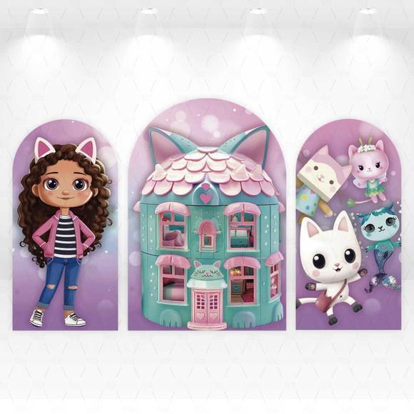 Kit Trio de Painéis Vestfácil Casa Mágica da Gabby