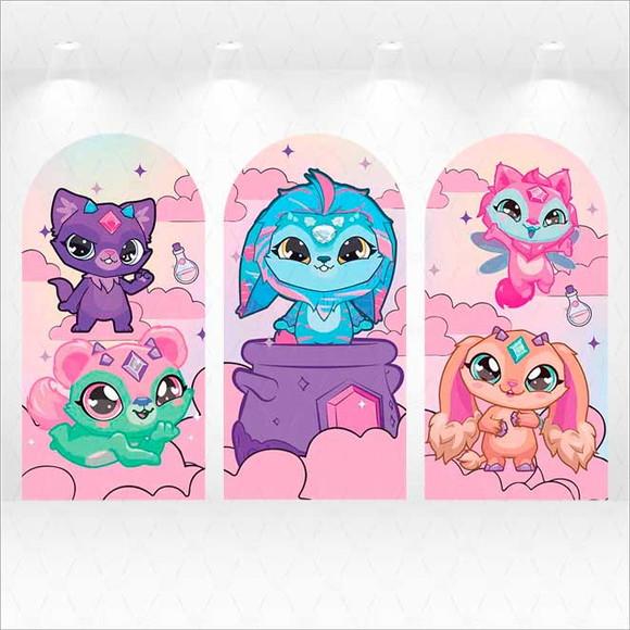Kit Trio de Painéis Vestfácil Magic Maxies Mixling