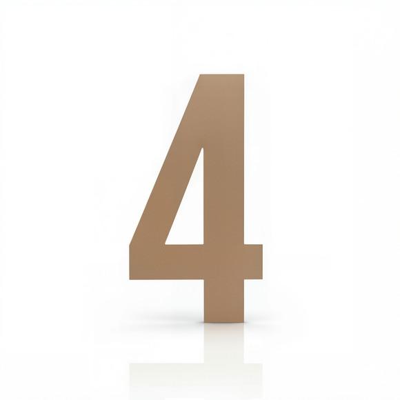 Letra ou Numero em mdf com Suporte