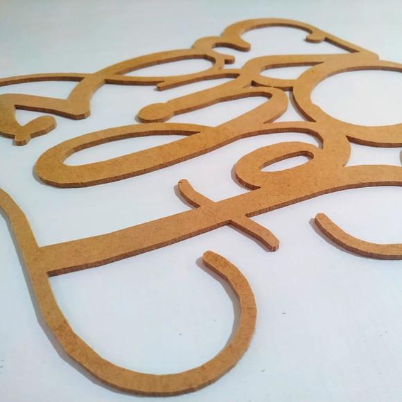 Letreiro 24x29cm de mdf - Feliz 2023
