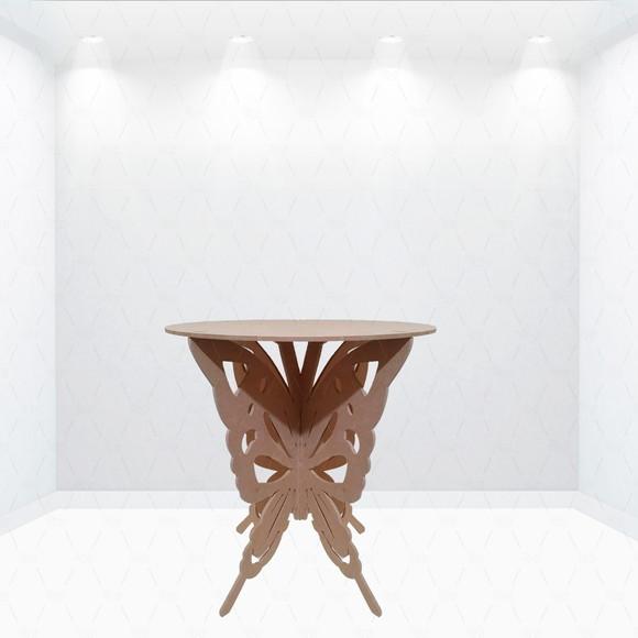 Mesa Borboleta Mdf Cru