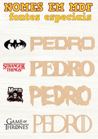 Nome Fonte Especial mdf 6mm