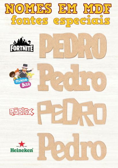 Nome Fonte Especial mdf 3mm