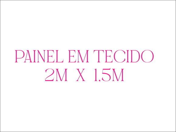Painel 2x1,5m - em Tecido Personalizado