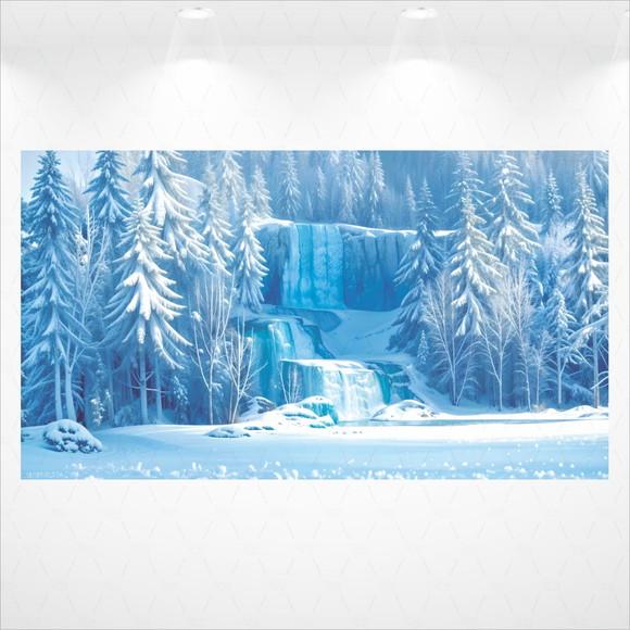 Painel Castelo Frozen 5x2,8m