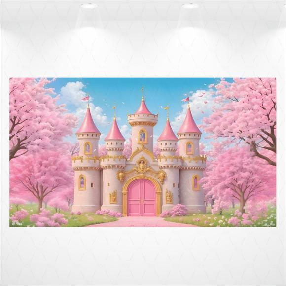 Painel Castelo Princesas 5x2,8m