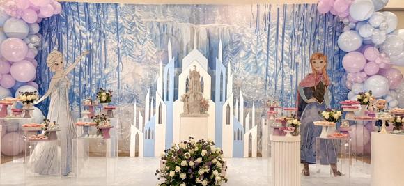 Painel em mdf 3d Castelo Frozen