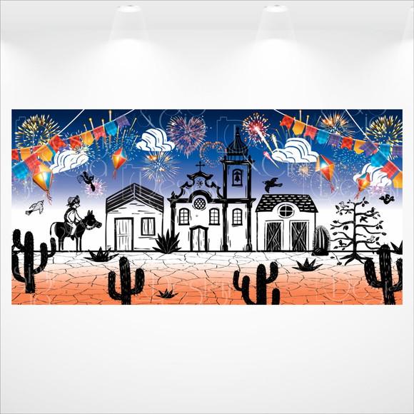 Painel Festa Junina 6m X3m