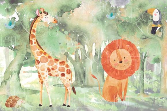 Painel Floresta Safari 4,5m x 3m