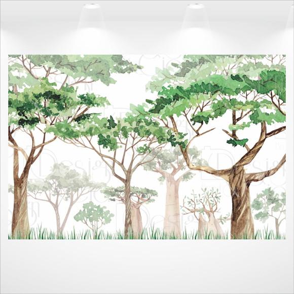 Painel Floresta Safari 4,5m x 3m