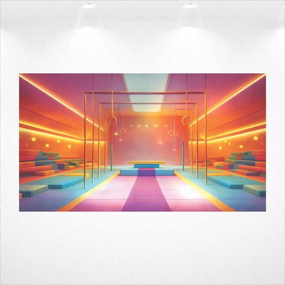 Painel Ginásio de Atletismo 5x2,8m