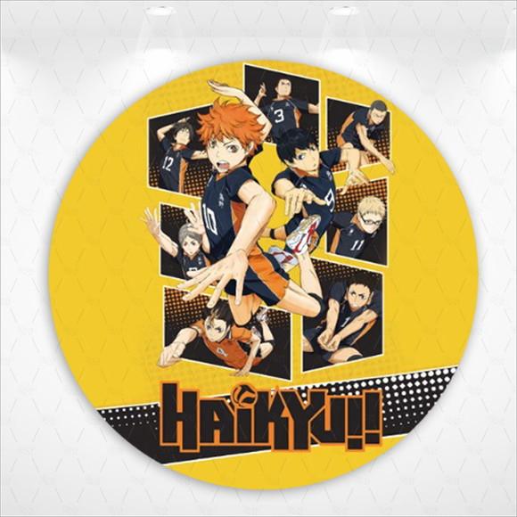 Painel Haikyu Redondo 1,3 a 1,5m em Tecido