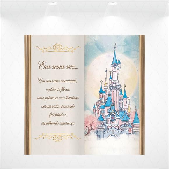 Painel Livro Princesa 2x2m