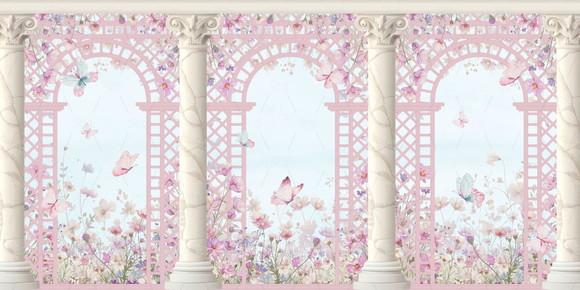 Painel Portal de Floral 6x3m