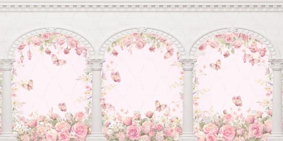 Painel Portal de Floral 6x3m