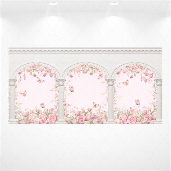 Painel Portal de Floral 6x3m